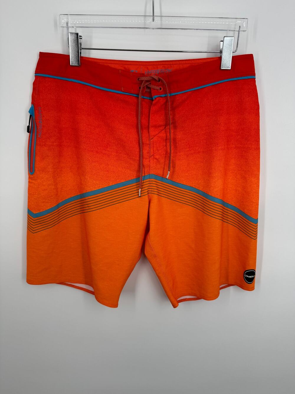 O'Neill Hyperfreak swim trunks 36 board shorts flex stretch drawcord pocket
